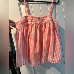Old navy pink and white top never worn